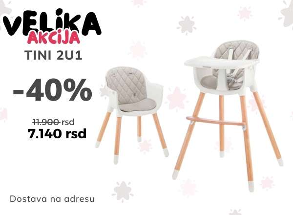 BABY TIGER HRANILICA TINI 2U1
